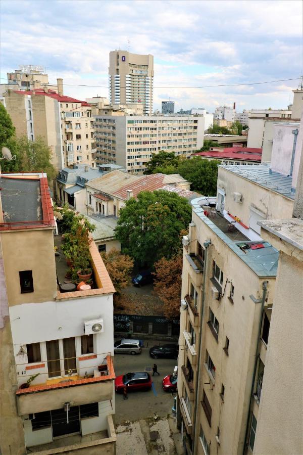 Athenee Palace Apartment - Panoramic View Terrace & Balcony - Free Minibar Bucureşti Eksteriør bilde