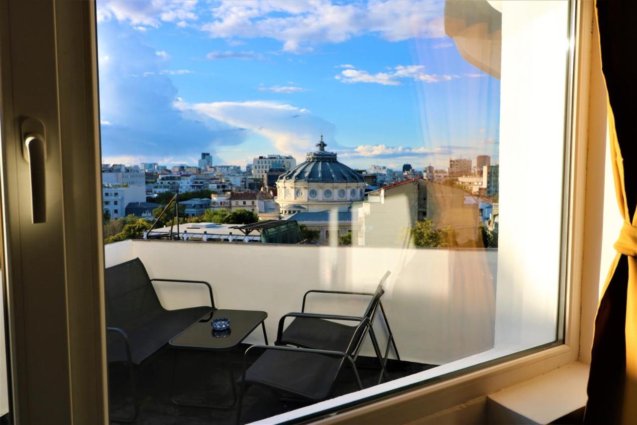 Athenee Palace Apartment - Panoramic View Terrace & Balcony - Free Minibar Bucureşti Eksteriør bilde